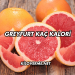 Greyfurt Kaç Kalori