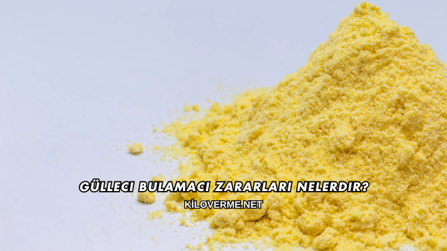 Gülleci Bulamacı Zararları Nelerdir?