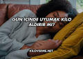 Gün İçinde Uyumak Kilo Aldırır mı?