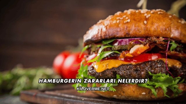 Hamburgerin Zararları Nelerdir?