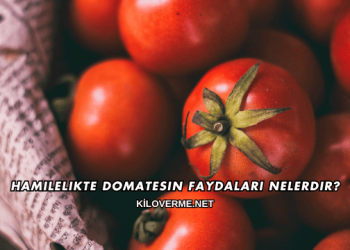 Hamilelikte Domatesin Faydaları Nelerdir?