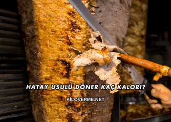 Hatay Usulü Döner Kaç Kalori?