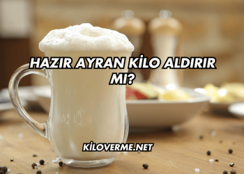 Hazır Ayran Kilo Aldırır mı?