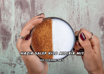Hazır Salep Kilo Aldırır mı?