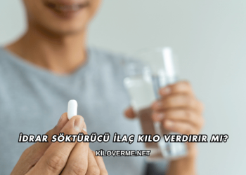 İdrar Söktürücü İlaç Kilo Verdirir mi?