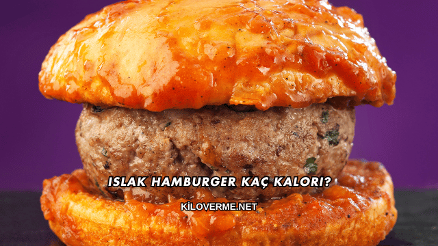 Islak Hamburger Kaç Kalori?