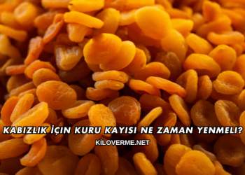 Kabızlık İçin Kuru Kayısı Ne Zaman Yenmeli?