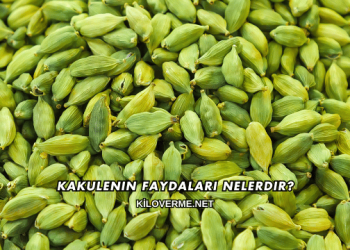 Kakulenin Faydaları Nelerdir?