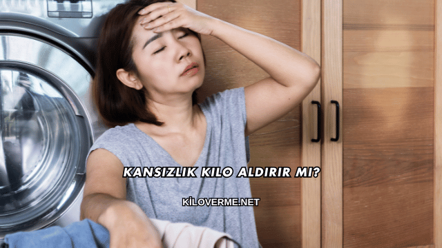 Kansızlık Kilo Aldırır mı?