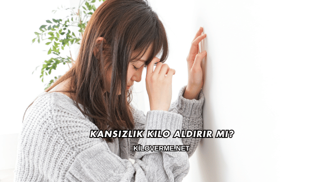Kansızlık Kilo Aldırır mı?