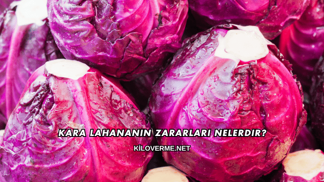 Kara Lahananın Zararları Nelerdir?
