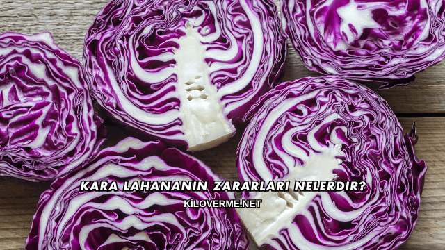 Kara Lahananın Zararları Nelerdir?