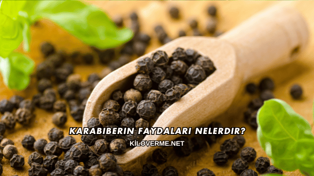 Karabiberin Faydaları Nelerdir?
