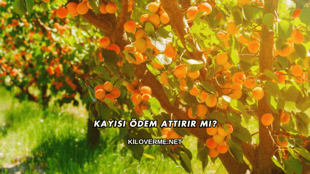 Kayısı Ödem Attırır mı?