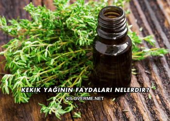 Kekik Yağının Faydaları Nelerdir?