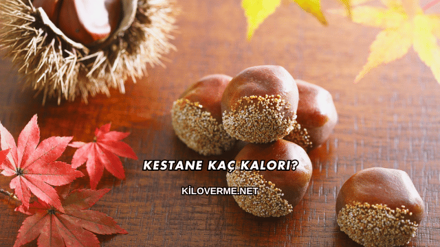 Kestane Kaç Kalori