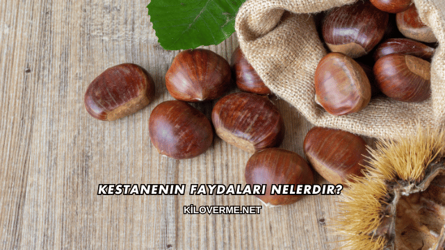 Kestanenin Faydaları Nelerdir?