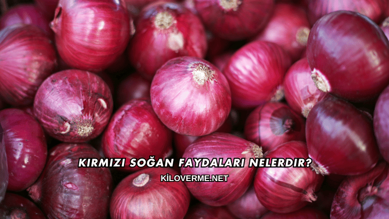 Kırmızı Soğan Faydaları Nelerdir?
