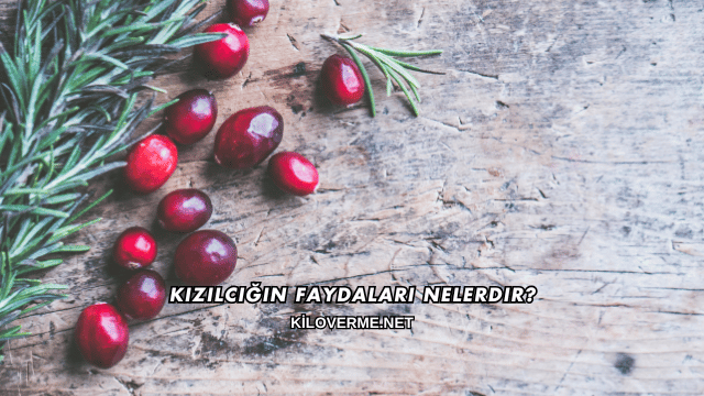 Kızılcığın Faydaları Nelerdir?