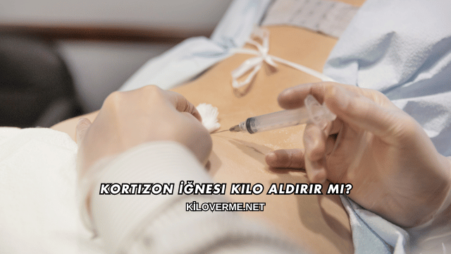 Kortizon İğnesi Kilo Aldırır mı?