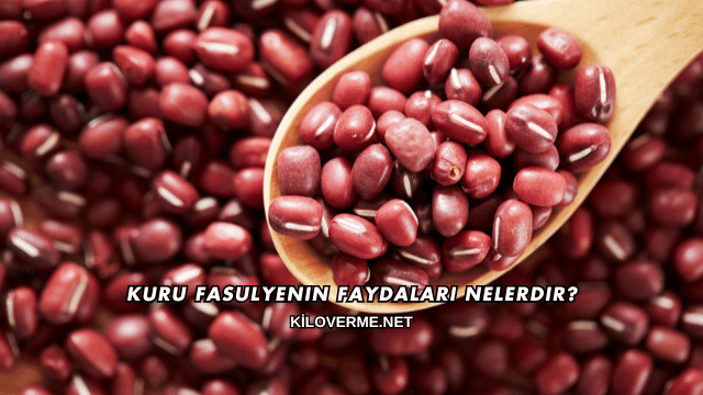 Kuru Fasulyenin Faydaları Nelerdir?