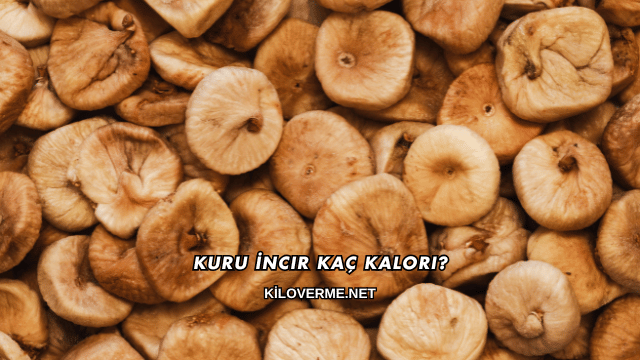 Kuru İncir Kaç Kalori?