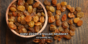 Kuru Üzüm Faydaları Nelerdir?