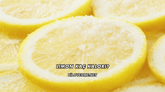 Limon Kaç Kalori?