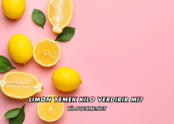 Limon Yemek Kilo Verdirir mi?