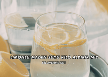 Limonlu Maden Suyu Kilo Aldırır mı?