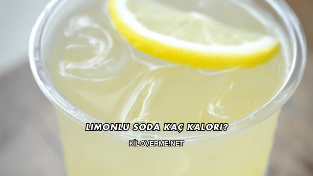Limonlu Soda Kaç Kalori?