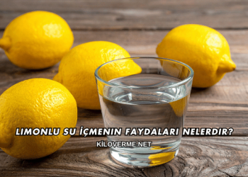 Limonlu Su İçmenin Faydaları Nelerdir?