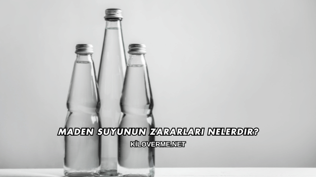 Maden Suyunun Zararları Nelerdir?