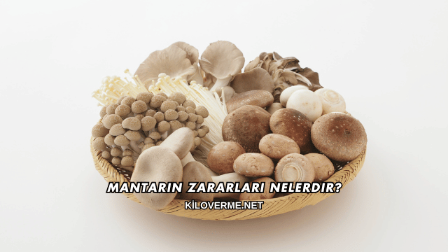 Mantarın Zararları Nelerdir?