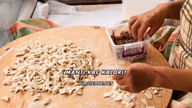 Mantı Kaç Kalori?