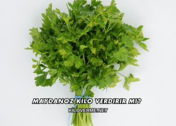 Maydanoz Kilo Verdirir mi?