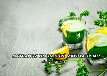 Maydanoz Limon Kürü Zayıflatır mı?