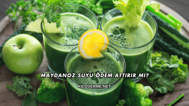 Maydanoz Suyu Ödem Attırır mı?