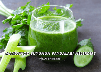 Maydanoz Suyunun Faydaları Nelerdir?