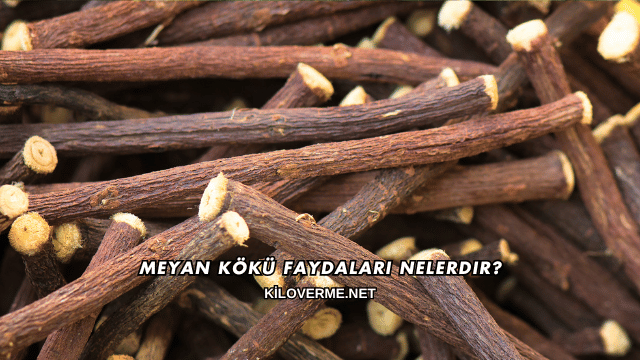 Meyan Kökü Faydaları Nelerdir?