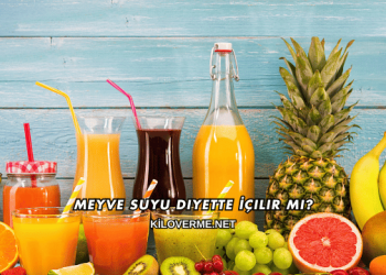 Meyve Suyu Diyette İçilir mi?