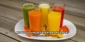 Meyve Suyunun Faydaları Nelerdir?