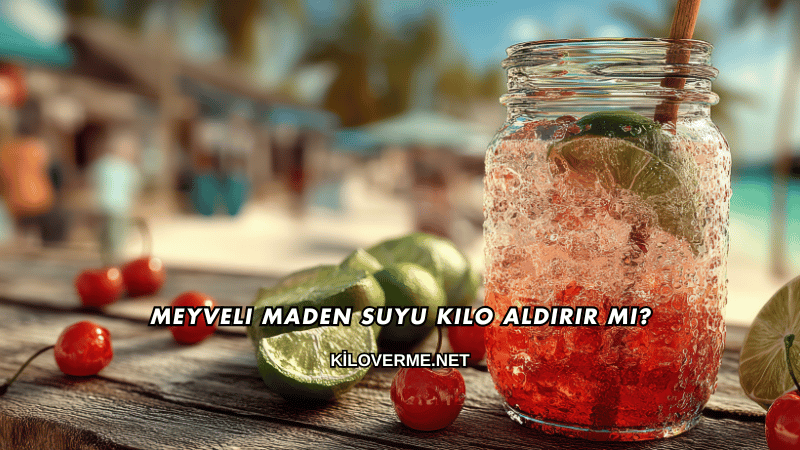 Meyveli Maden Suyu Kilo Aldırır mı?