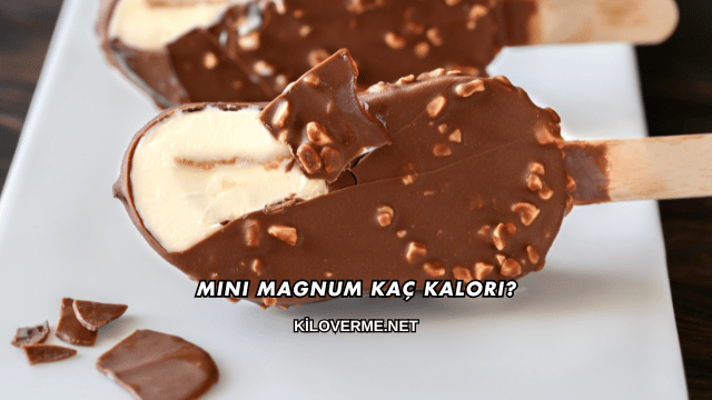 Mini Magnum Kaç Kalori?