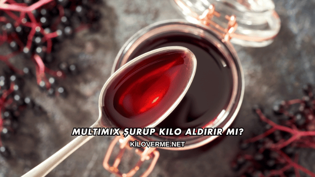 Multimix Şurup Kilo Aldırır mı?