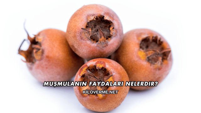 Muşmulanın Faydaları Nelerdir?