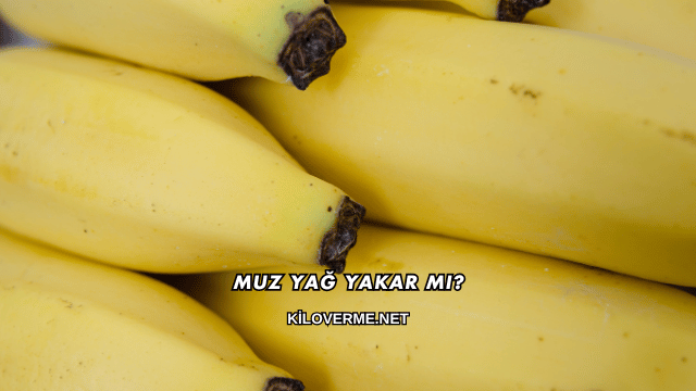 Muz Yağ Yakar mı?