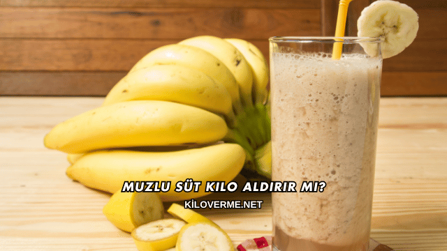 Muzlu Süt Kilo Aldırır mı?