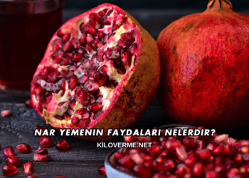 Nar Yemenin Faydaları Nelerdir?