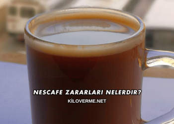 Nescafe Zararları Nelerdir?